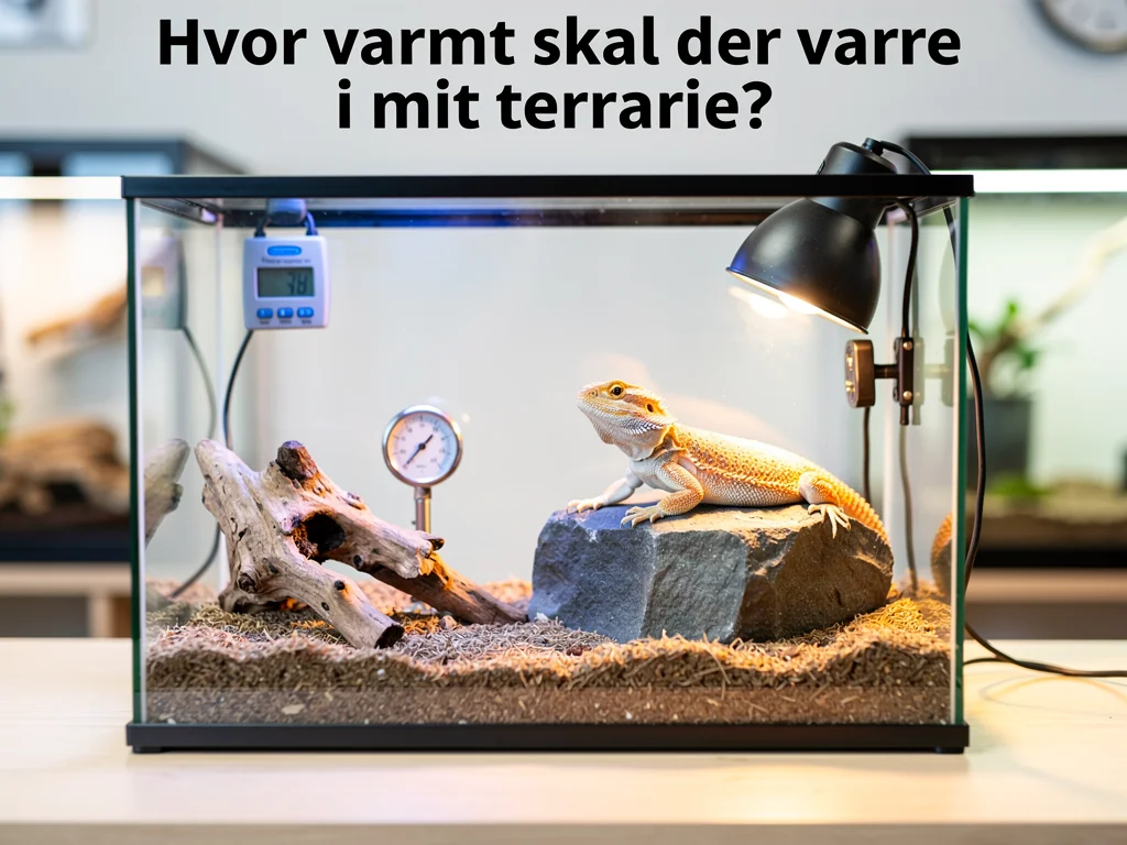 Hvor varmt skal der være i mit terrarie?