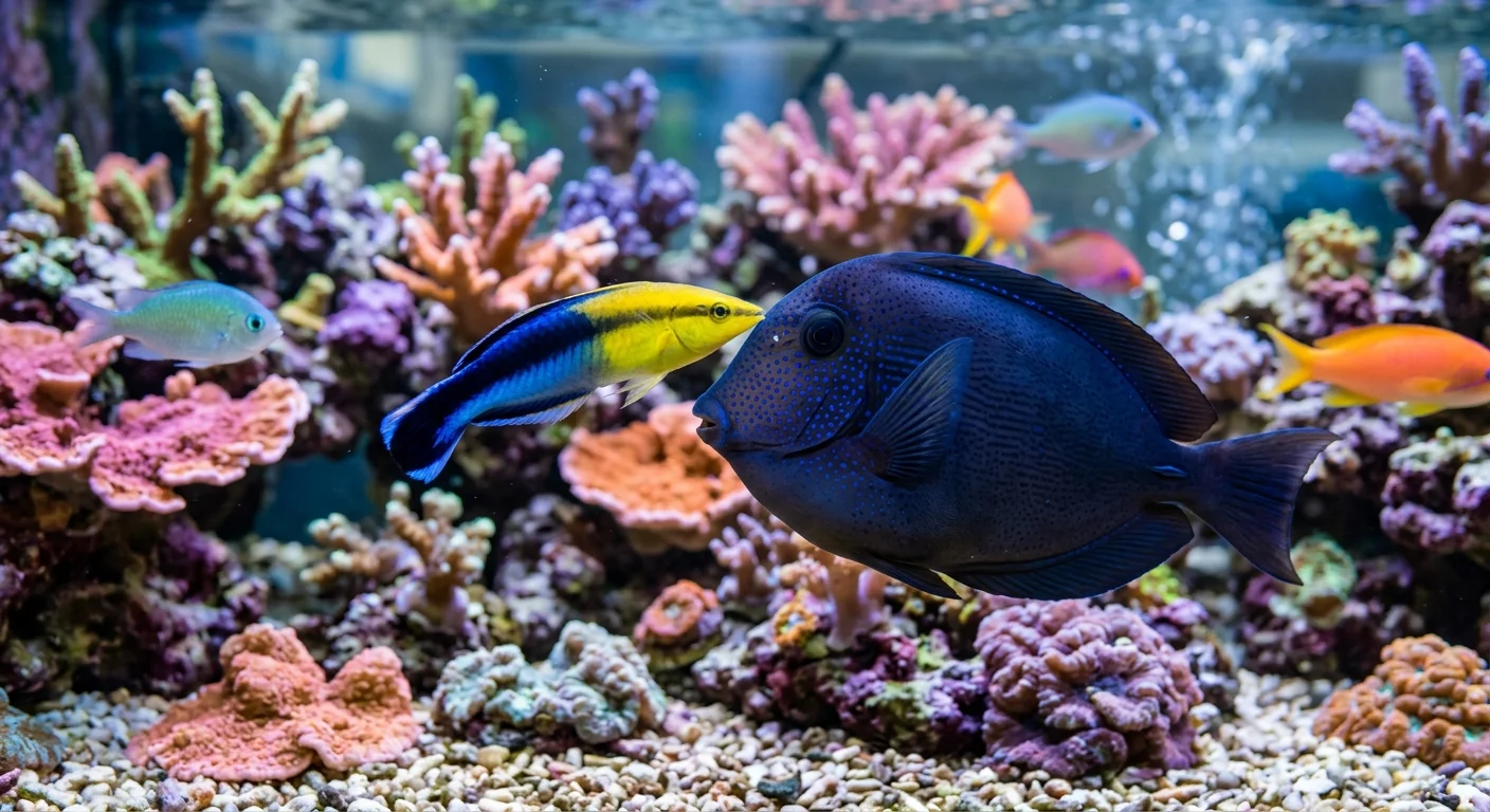 Labroides bicolor - Speciel pudsefisk