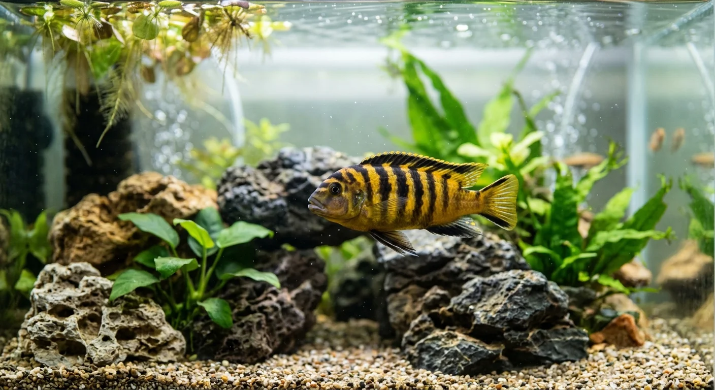 Humlebi Cichlide (Maylandia crabro)