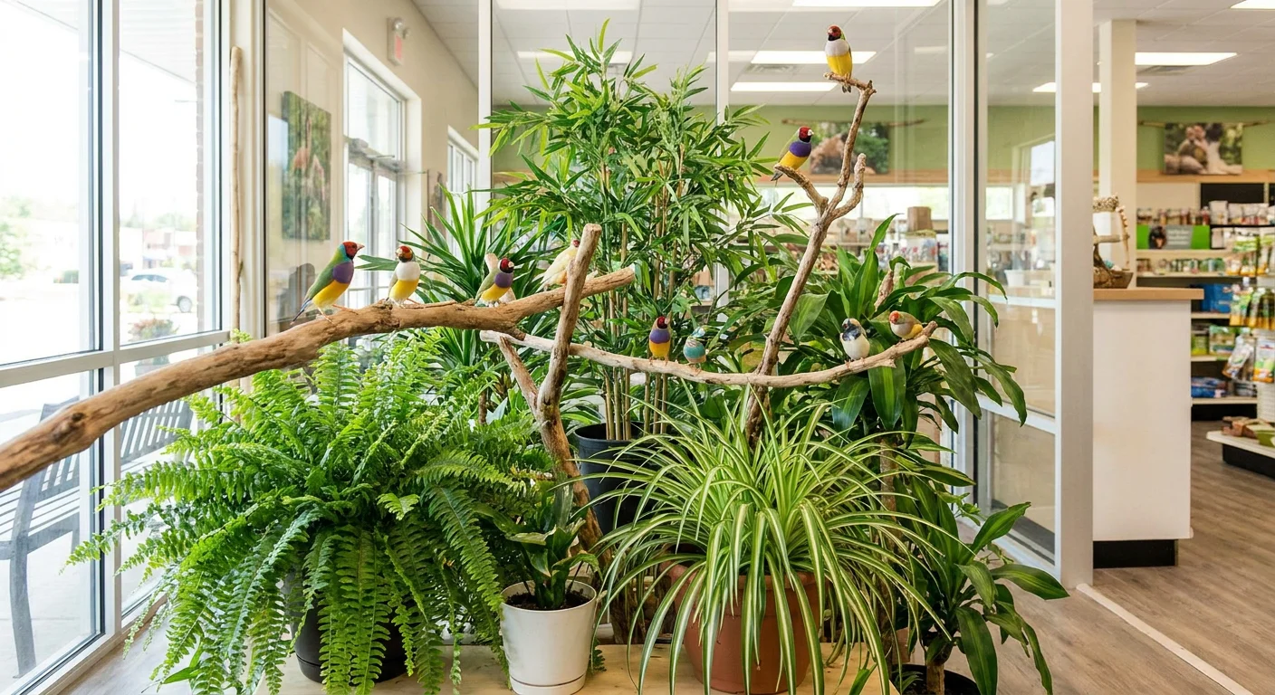 Planter der egner sig til fuglevolierer