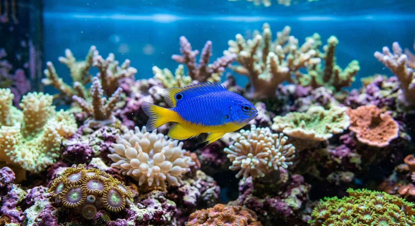Chrysiptera taupou - Fiji Blå Djævel Damsel