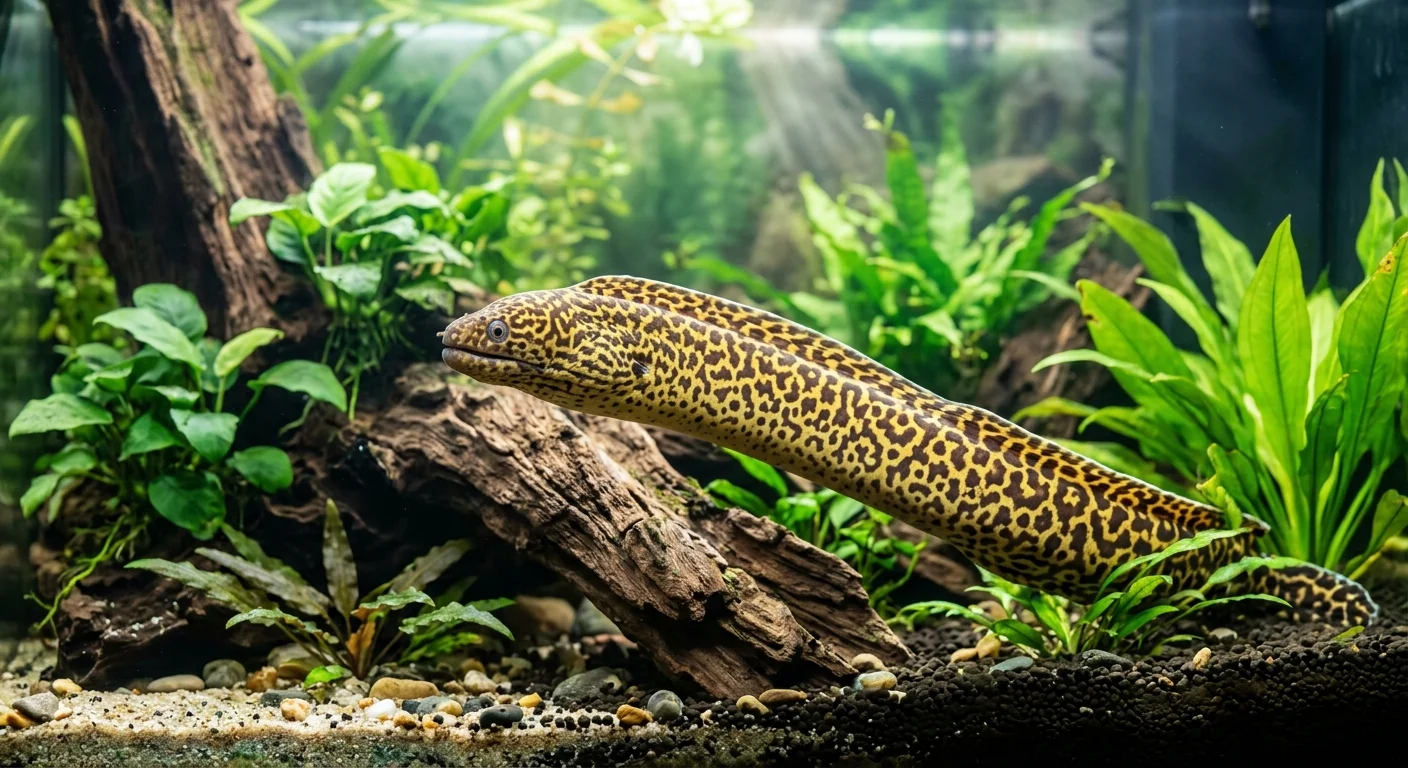 Ferskvandsmuræne (Gymnothorax polyuranodon) – Pleje og praktiske råd