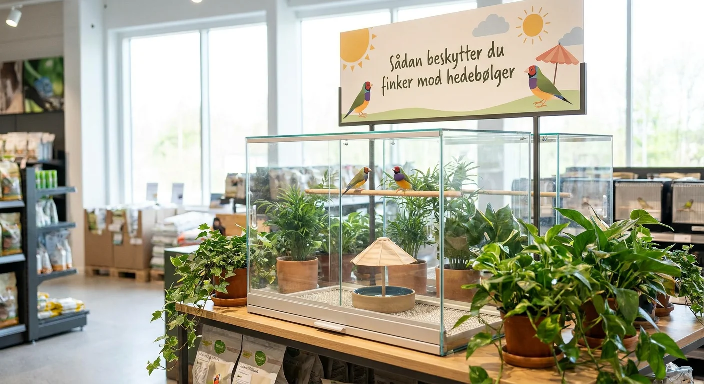 Sådan beskytter du finker mod hedebølger