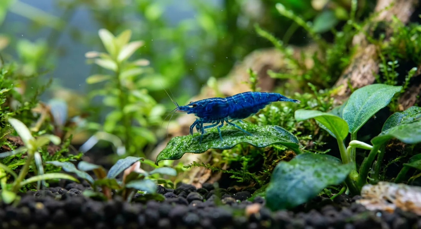 Neocaridina davidi 'Blue Mary' Reje – Den blå dværgreje til dit akvarium