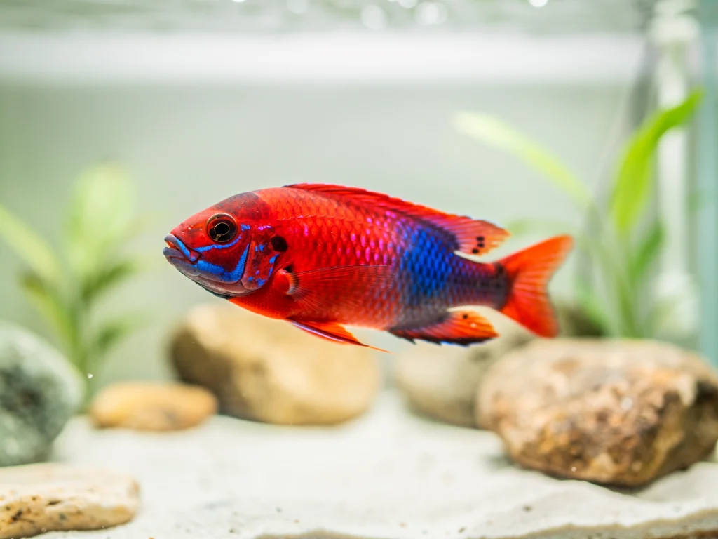Rød Kadango Cichlide (Copadichromis borleyi) – Den prægtige malawicichlide til dit akvarium