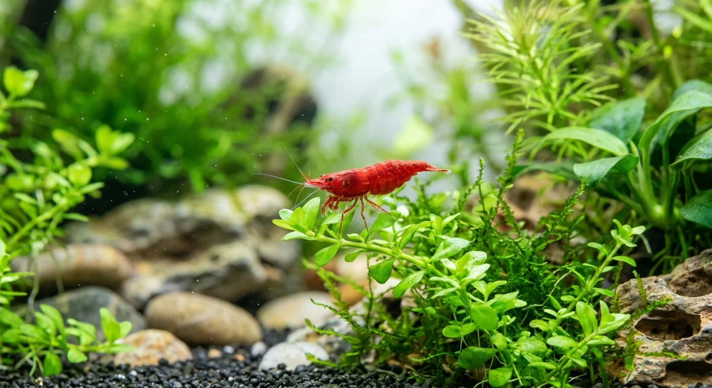 Rød Cherry Reje (Neocaridina davidi/denticulata) – Guide til pleje og avl