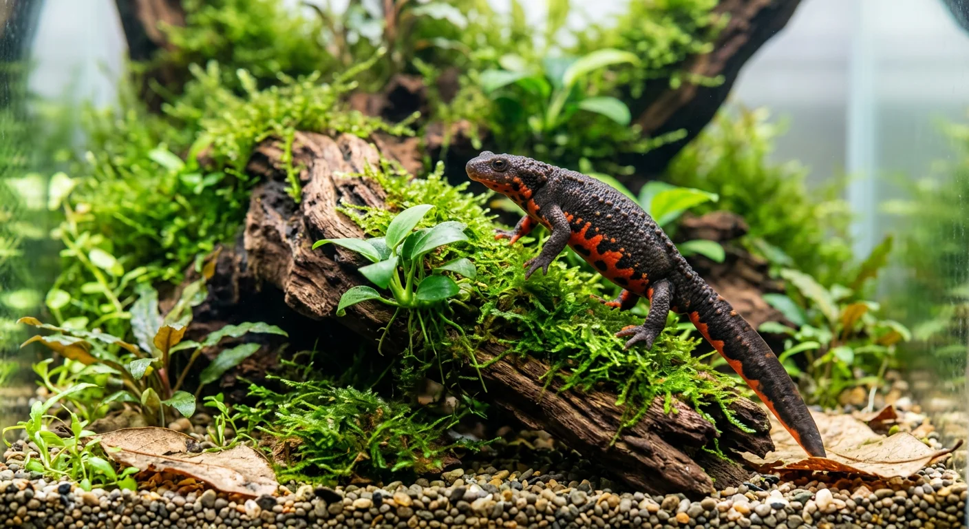Japanske Ildbugsalamander (Cynops pyrrhogaster)
