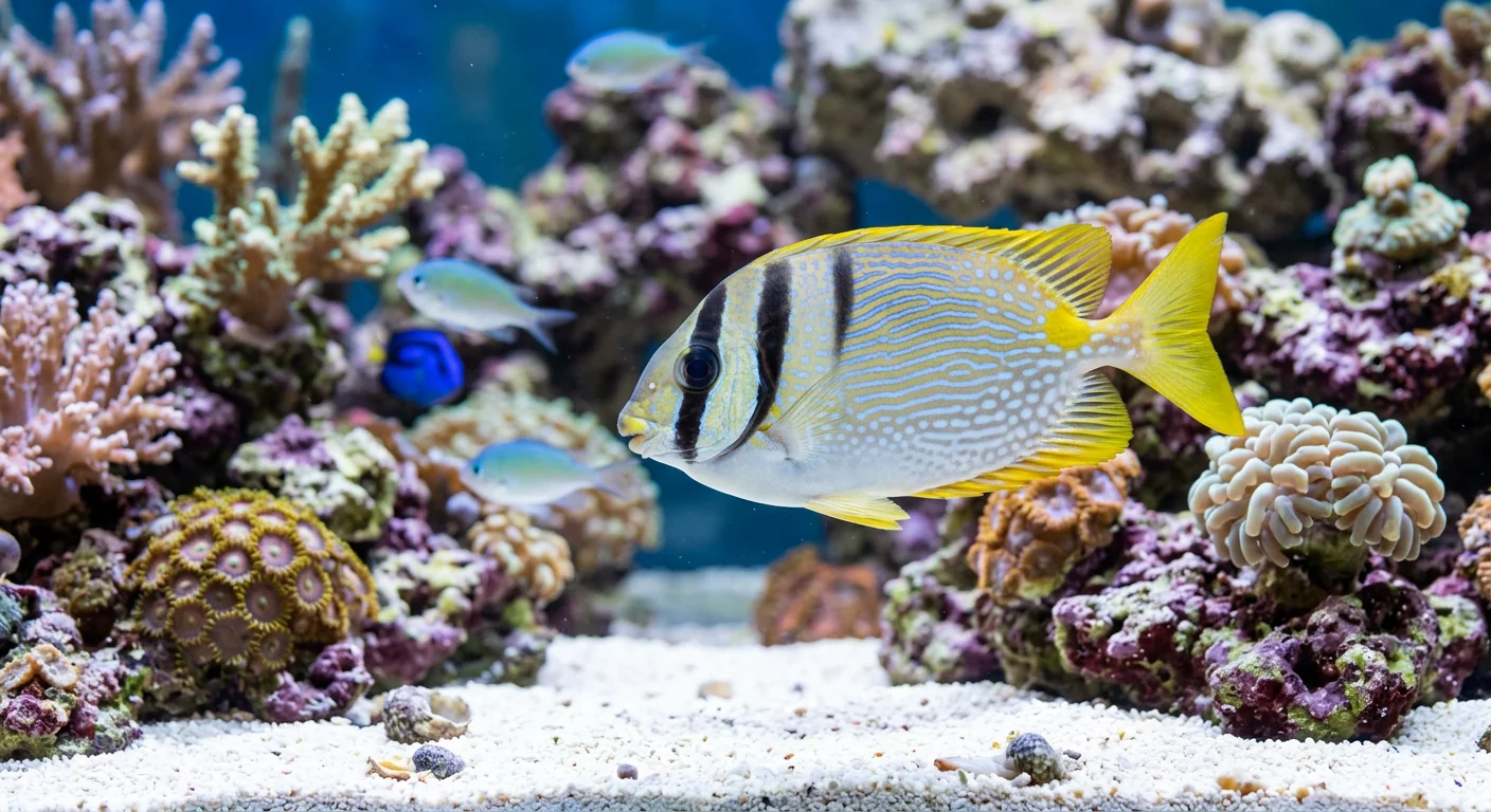 Siganus virgatus kirurgfisk