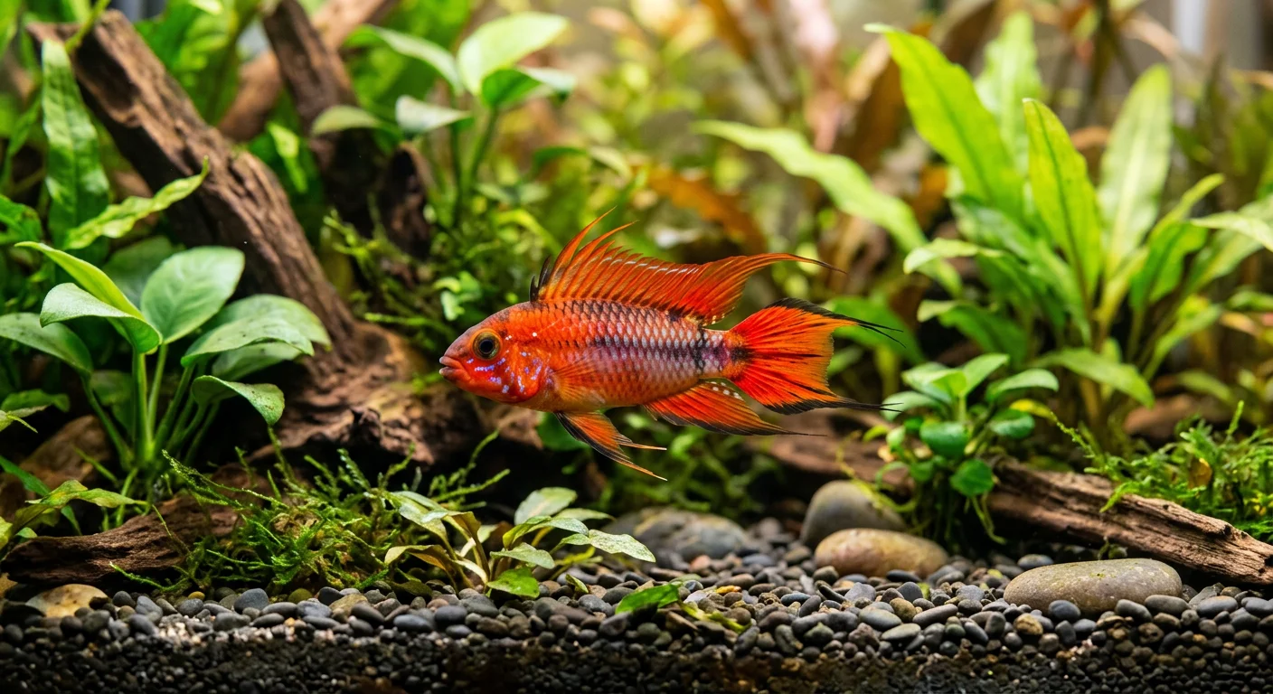 Apistogramma agassizii Fire Red – Den flammende dværgcichlide