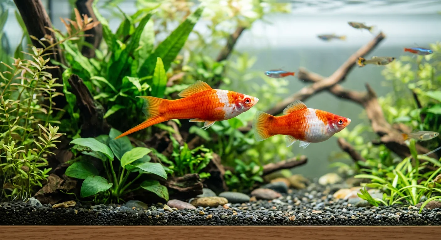 Sværddrager Rødøje Koi (Xiphophorus helleri)