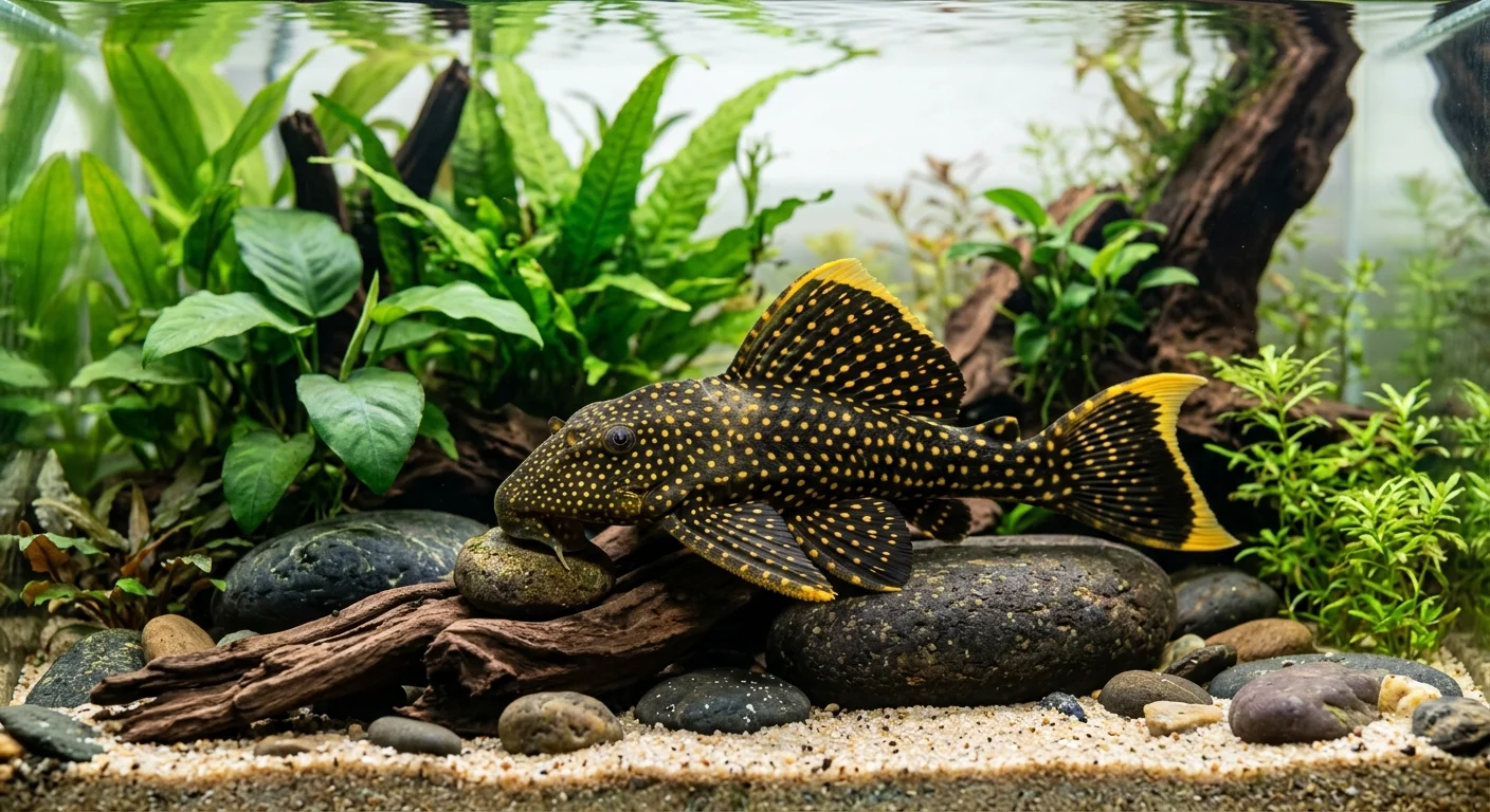 Golden Nugget Malle L018 (Baryancistrus sp.) - Den gyldne skønhed fra Xingu-floden