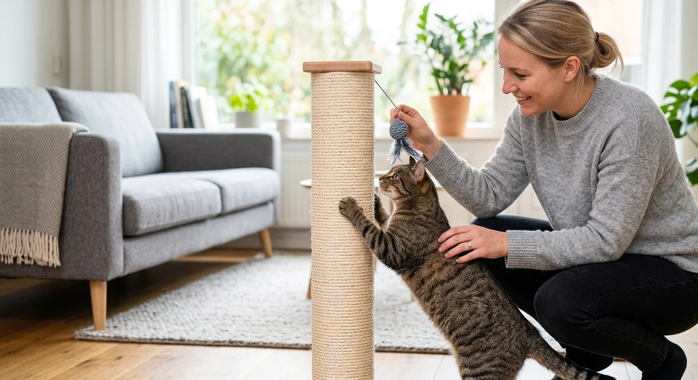 Hvordan stopper man en kat fra at kradse i møbler?