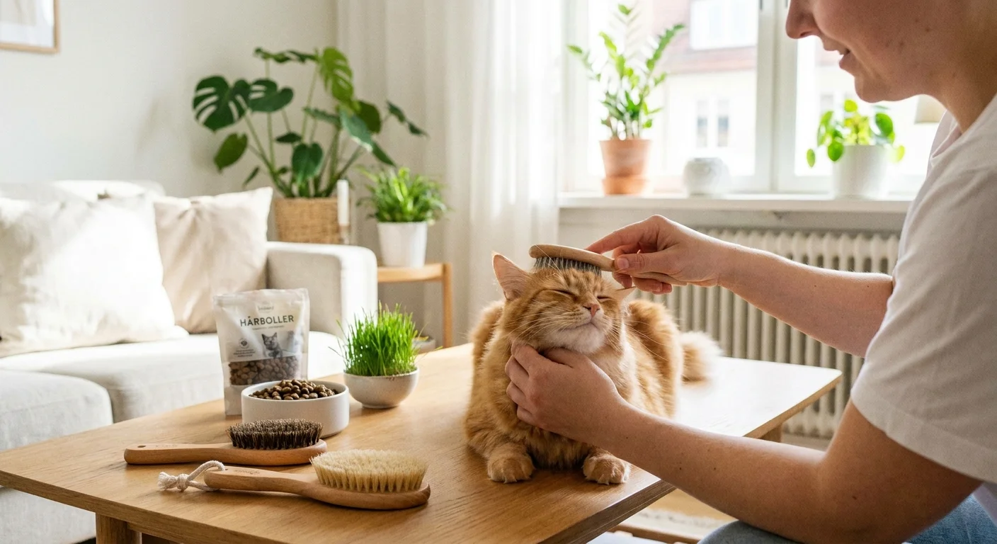 Sådan hjælper du din kat med hårboller