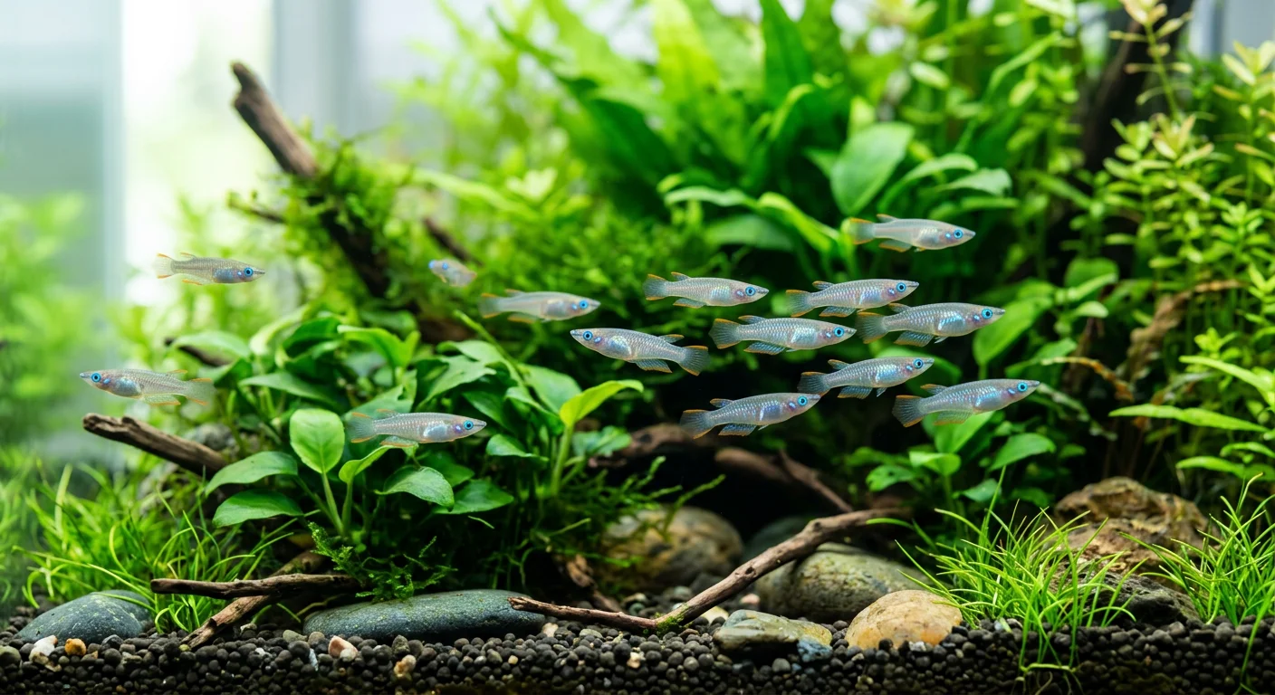 Normans lampeøje (Aplocheilichthys normani) – Plejeguide til dit akvarium