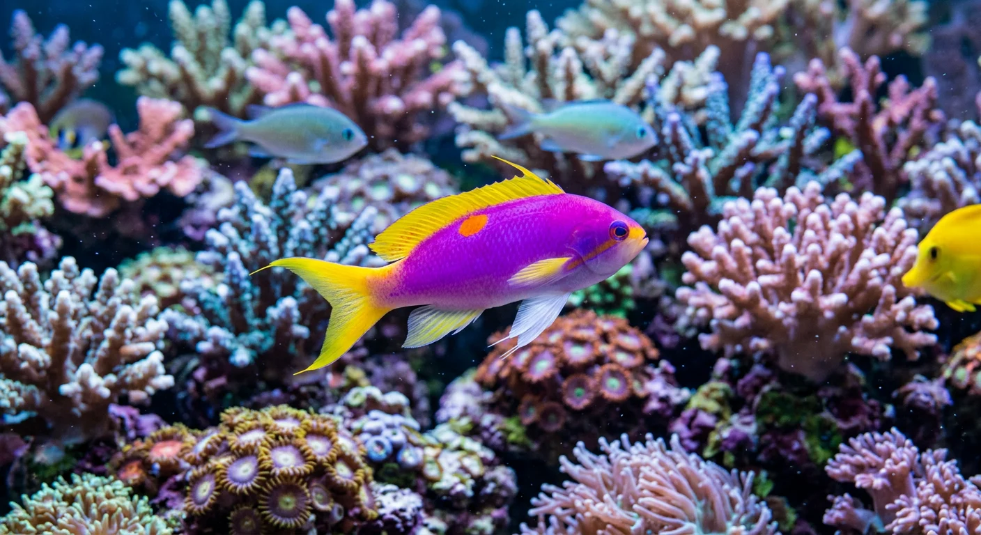 Pseudanthias tuka – Den smukke lilla anthias