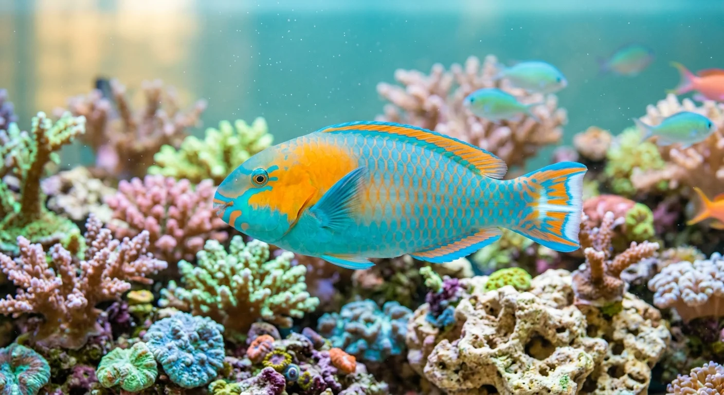 Tofarvet Papegøjefisk (Cetoscarus bicolor)