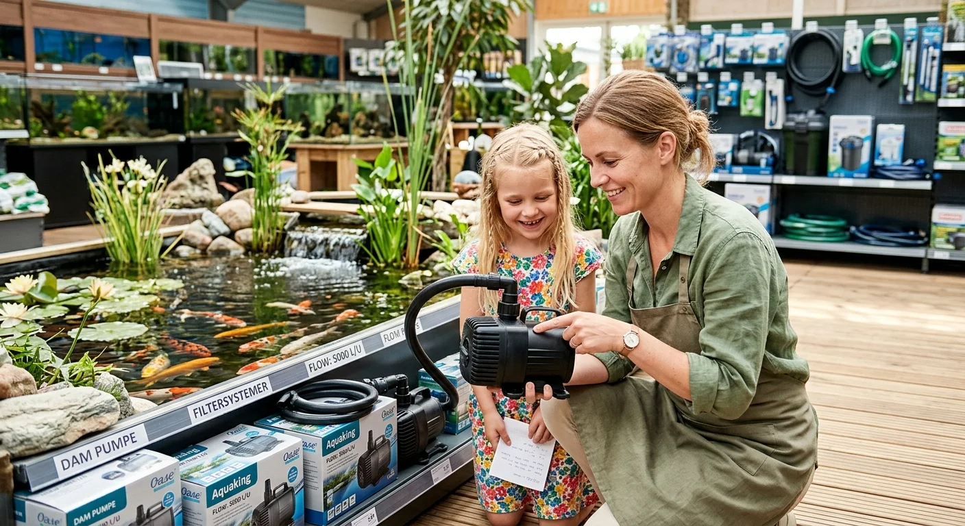 Hvordan vælger du den rigtige pumpe til din havedam?