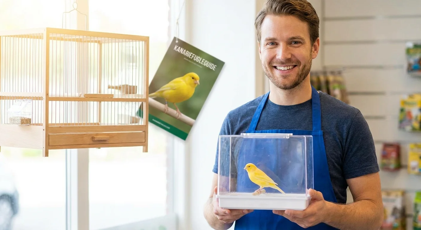 Sådan vælger du en sund kanariefugl