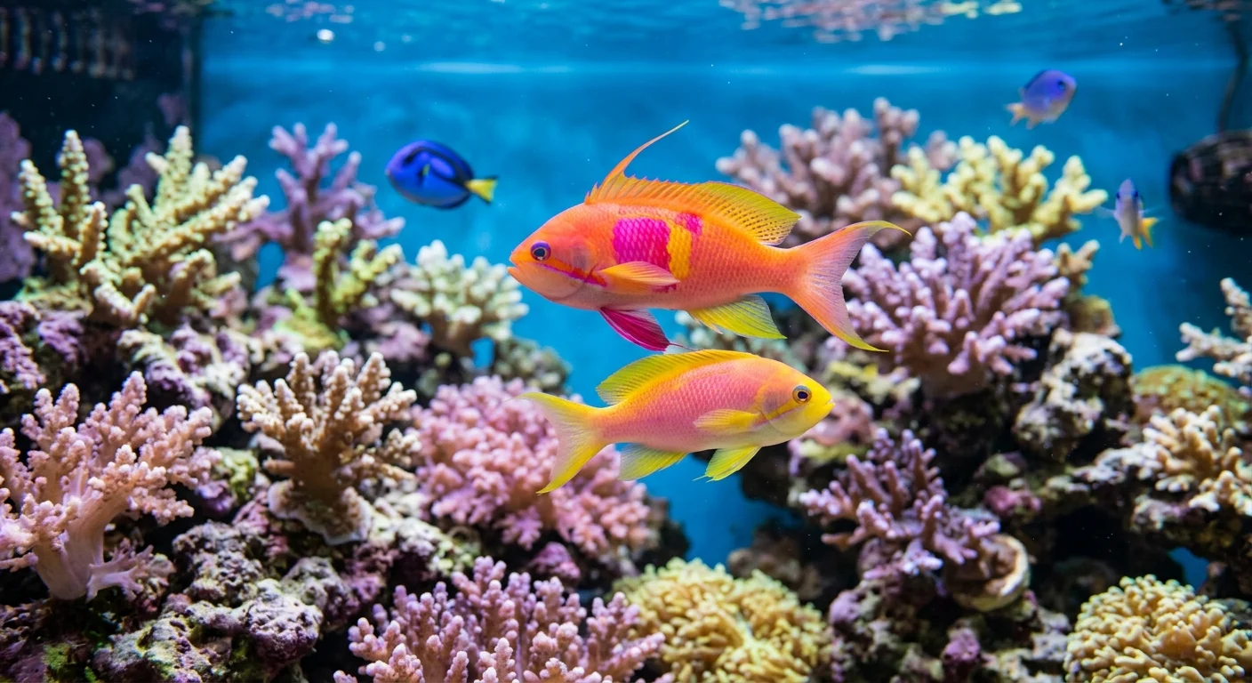 Anthias bartlettorum – Bartletts anthias, den sjældne farveklat til saltvandsakvariet
