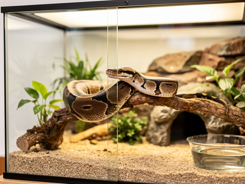 Alt om kongepython i terrarium