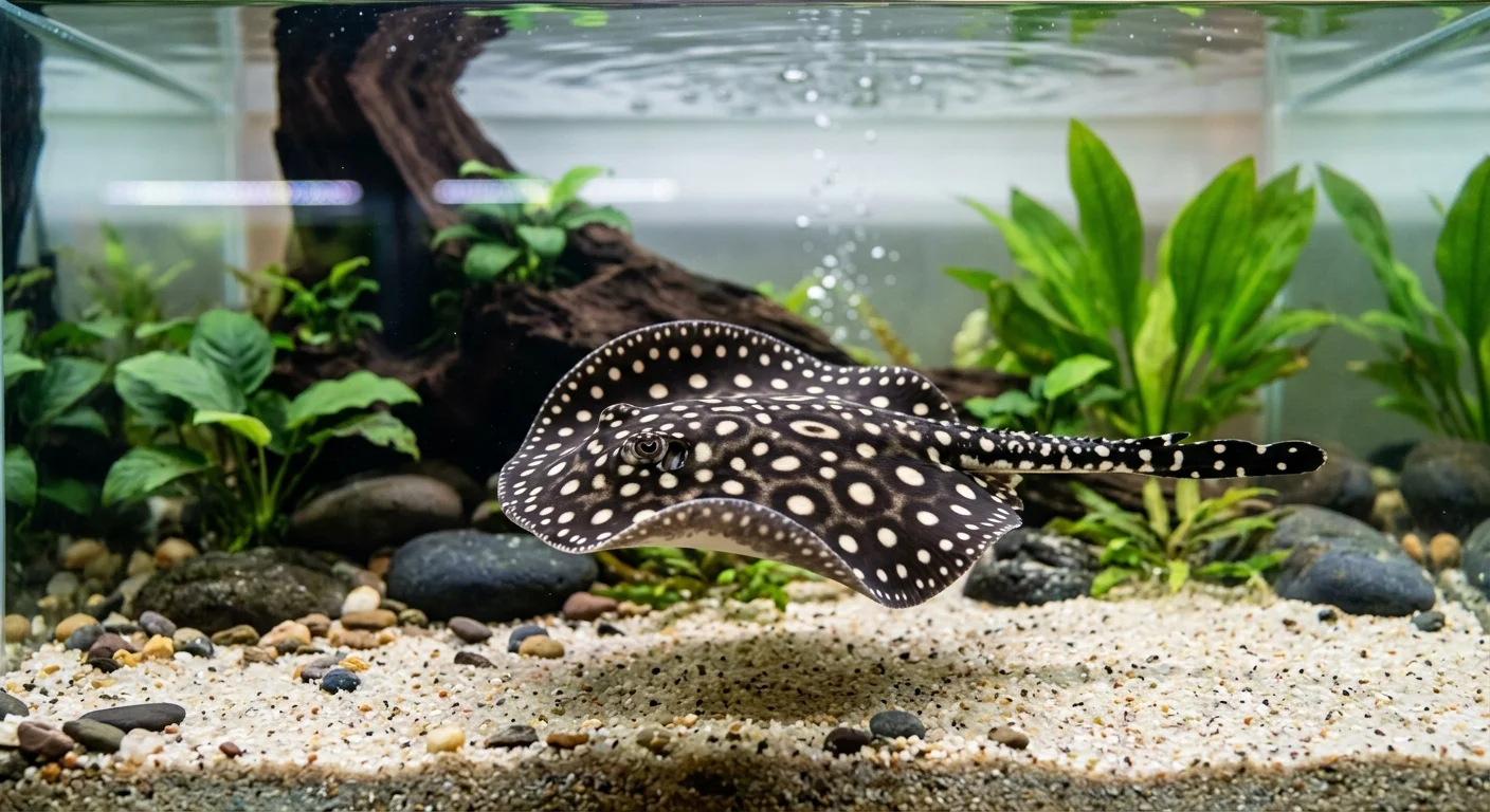 Ferskvandsrokke Potamotrygon BD x Henlei Hybrid