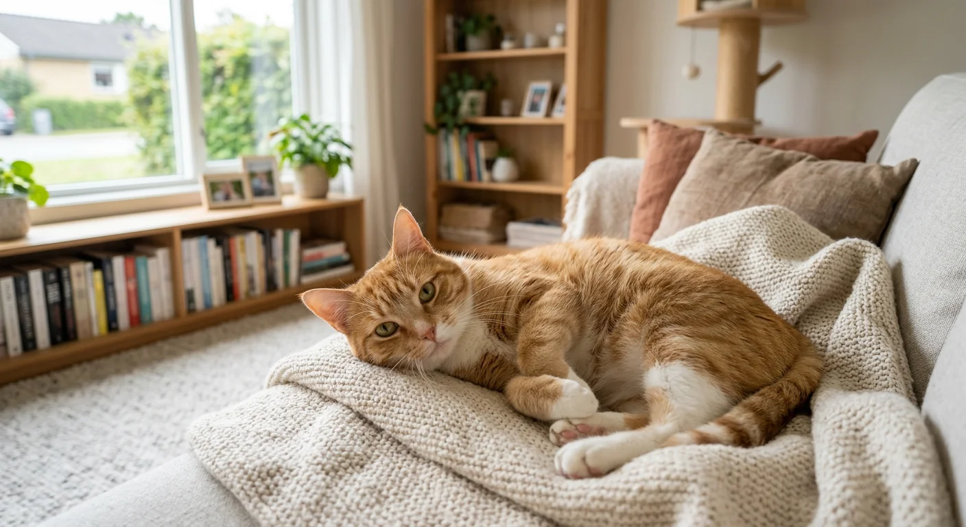Kan katte være alene hjemme?