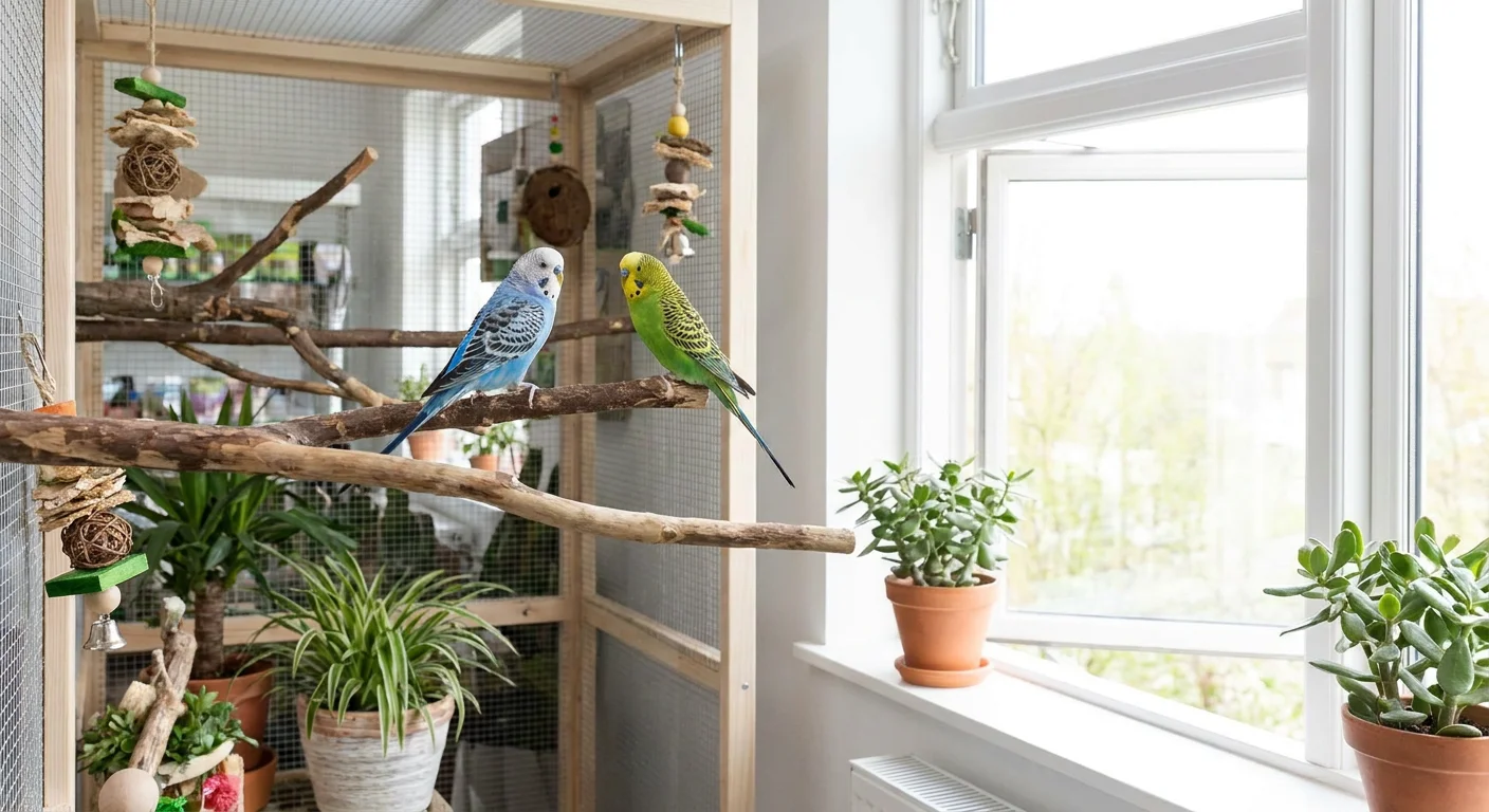 Sådan undgår du stress hos undulater