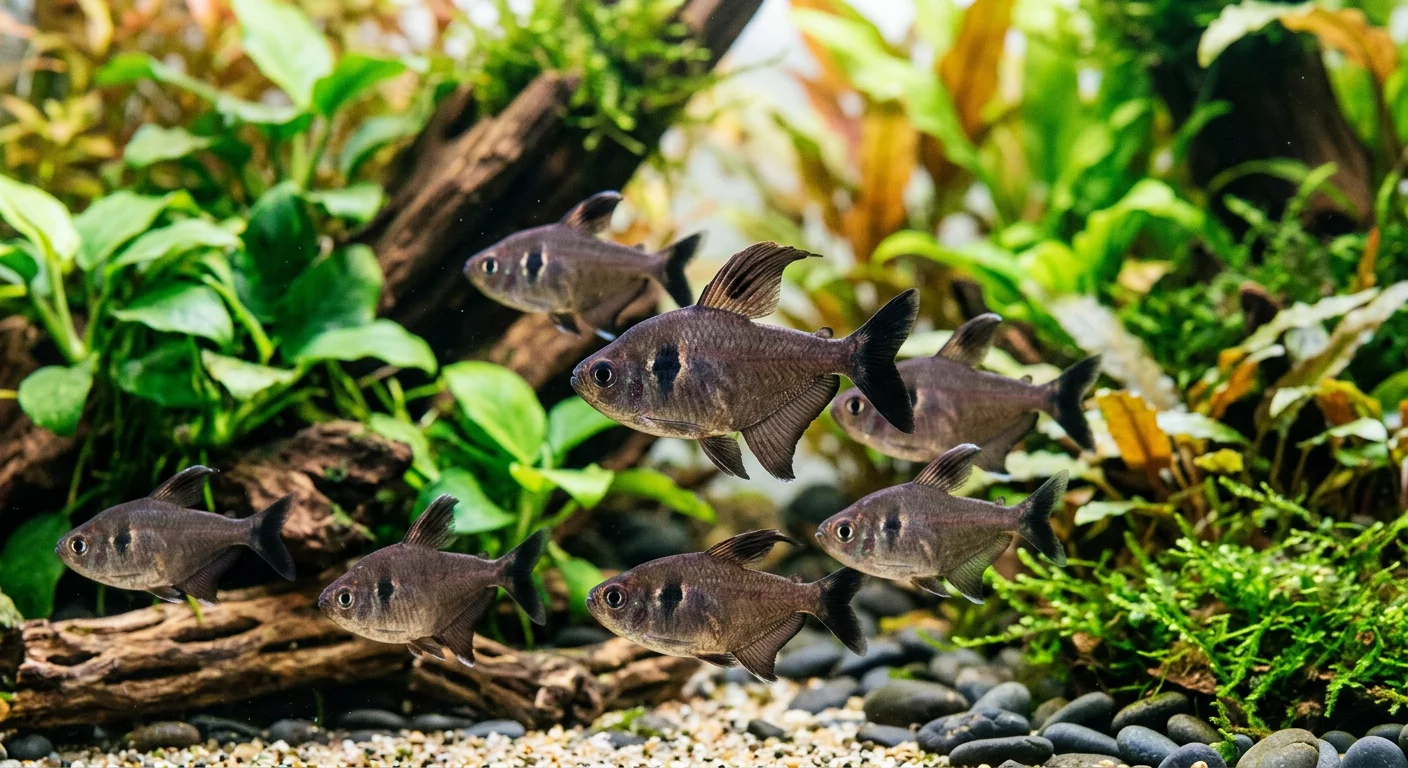 Sort fantomtetra (Megalamphodus megalopterus) – Komplet plejeguide