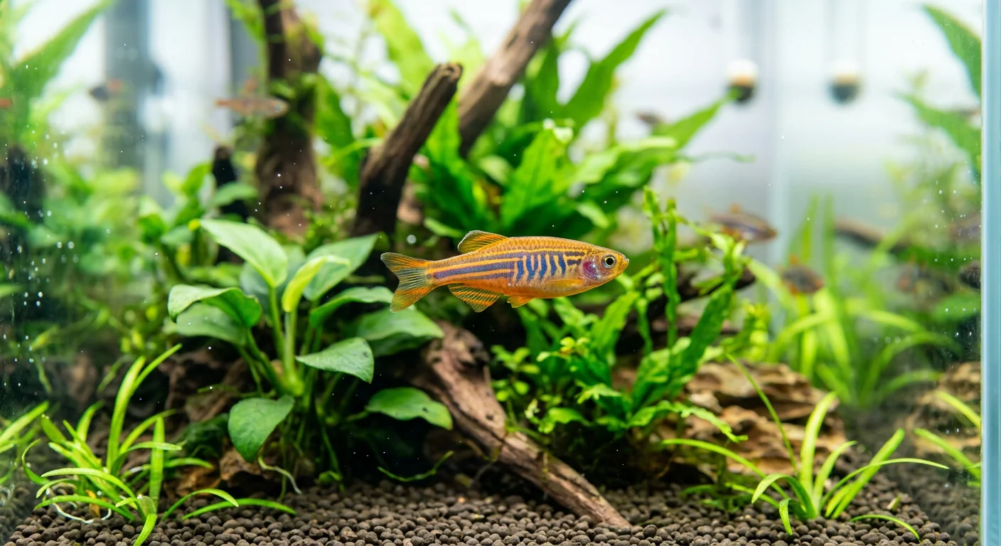 Glødlys Danio (Danio choprae) – Den lysende selskabsfisk
