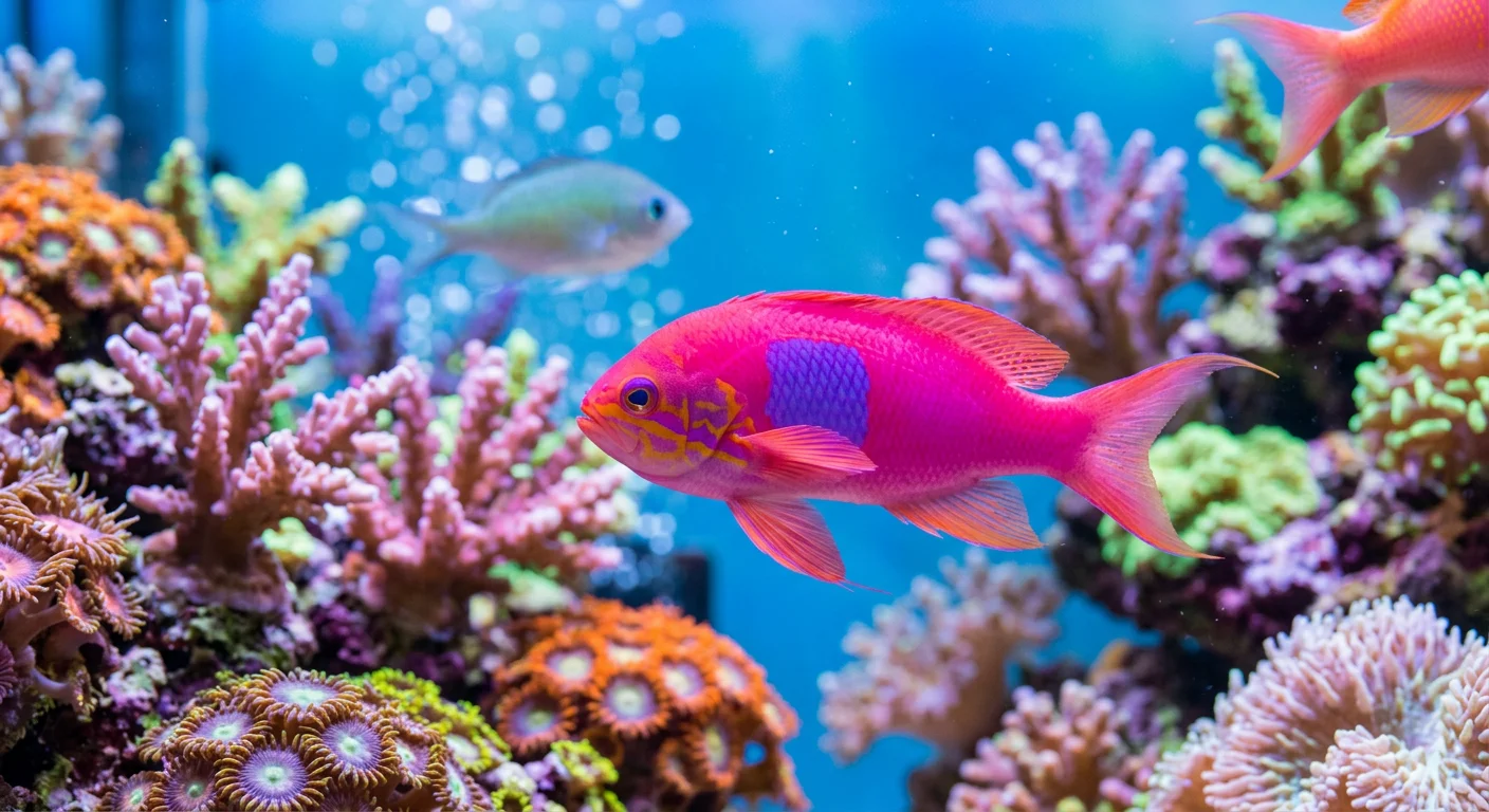 Pseudanthias pleurotaenia - Kantplettet svalehalebars
