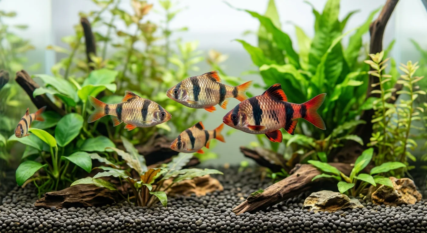 Panda Barbe (Barbus melanampyx) – Den farverige selskabsfisk