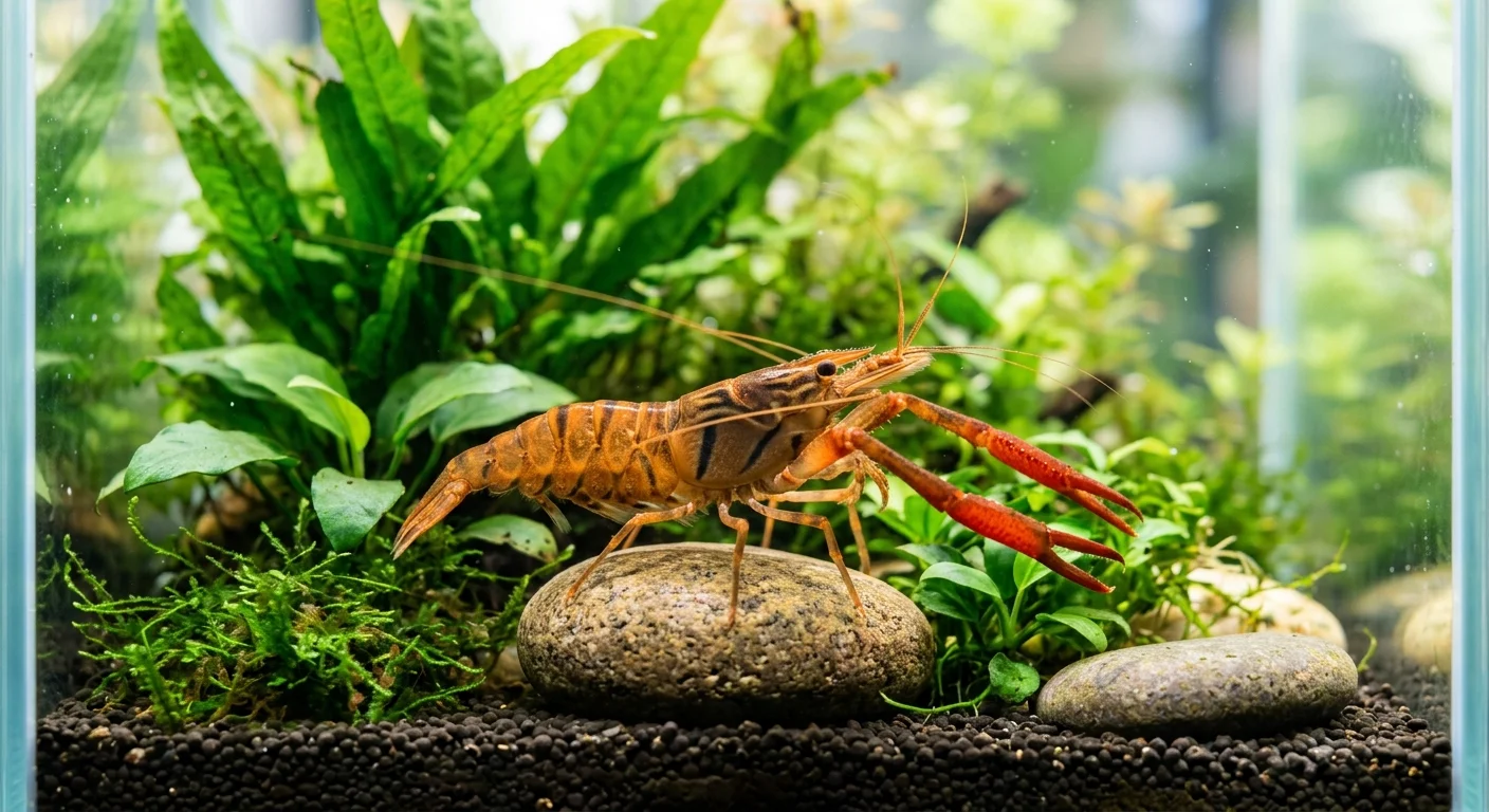 Rødkløerreje (Macrobrachium dayanum) – Din komplette guide