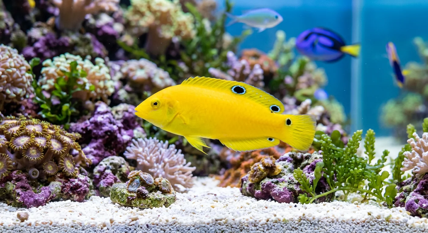Gul gylte (Halichoeres chrysus): Den livlige gule solstråle i saltvandsakvariet