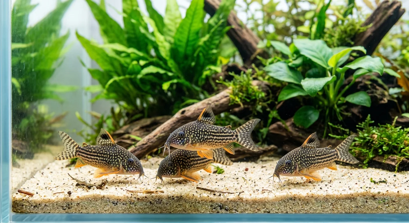 Prikket Pansermalle (Corydoras sterbai) – Din komplette guide til pleje og hold