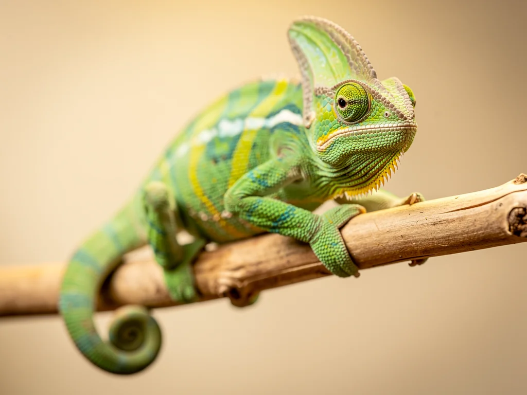 Yemen kamæleon (Chamaeleo calyptratus) – Den ultimative plejeguide