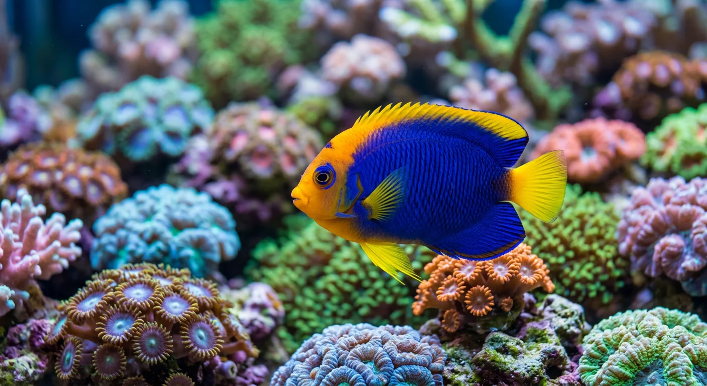 Afrikansk dværgkejserfisk (Centropyge acanthops)
