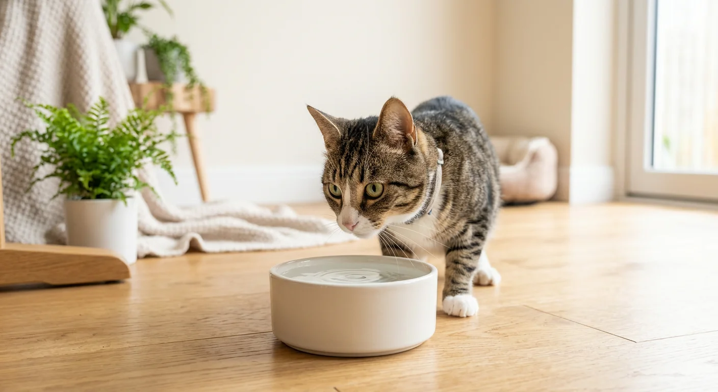 Hvorfor drikker min kat ikke vand?