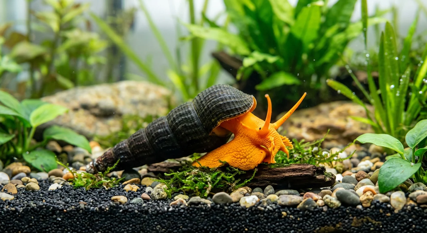 Tylomelania Sulawesi Orange Rabbit – Den farverige tornsnegl fra Sulawesi