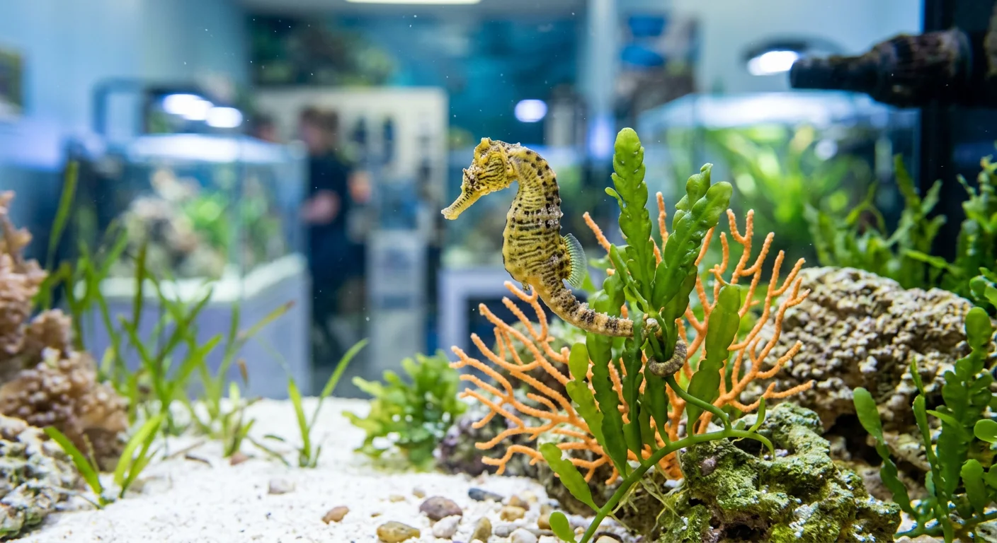 Vestatlantisk Søhest (Hippocampus erectus) – Din komplette guide til pleje i akvariet