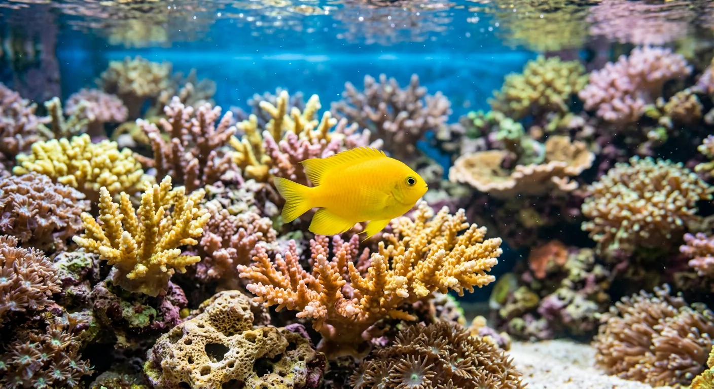 Citron Jomfrufisk (Pomacentrus moluccensis) – Den solrige damsel til dit saltvandsakvarium