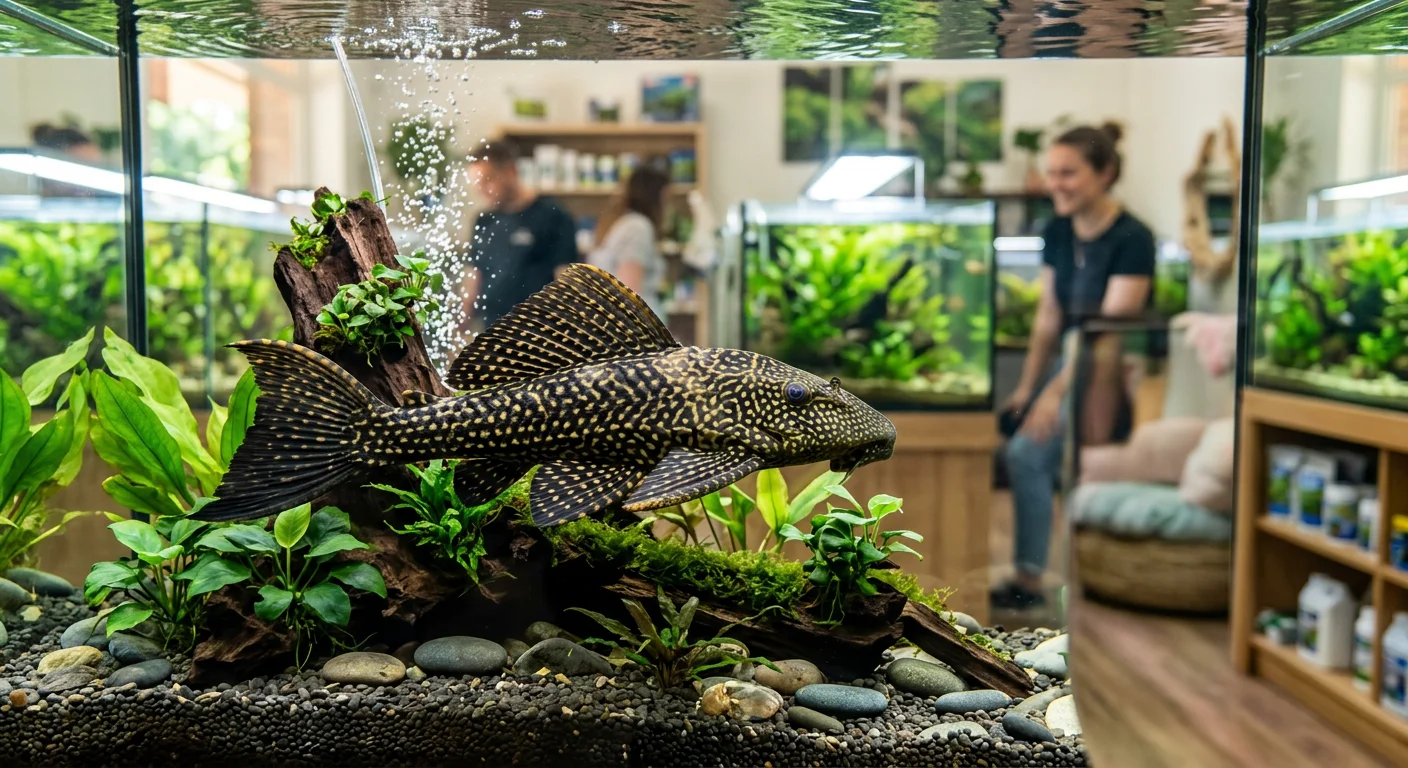 Hypostomus Luteus 22-24 cm Fase 2 – Guld-sejlfinnesugemallen