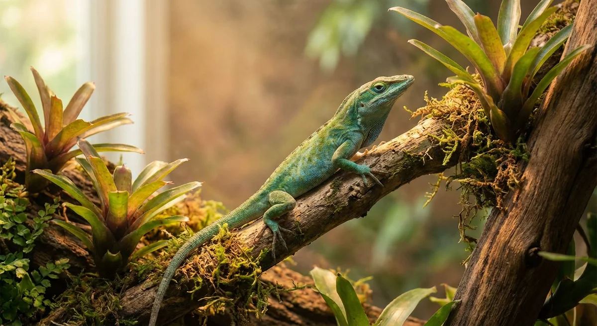 Anolis grahami - Den jamaicanske kæmpeanolis