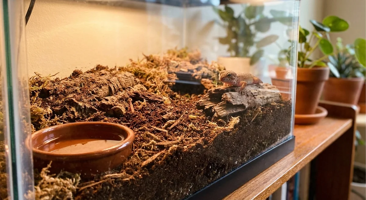 Biobed bundlag i terrarier – naturlig og effektiv bund til krybdyr