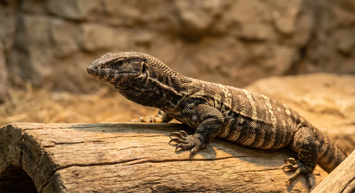 Black-throated monitor (Varanus albigularis ionidesi)