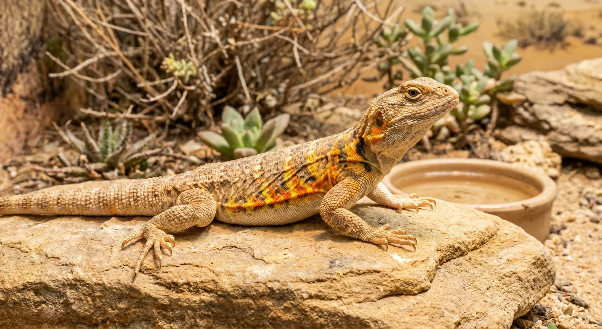 Butterfly Agama (Leiolepis belliana)