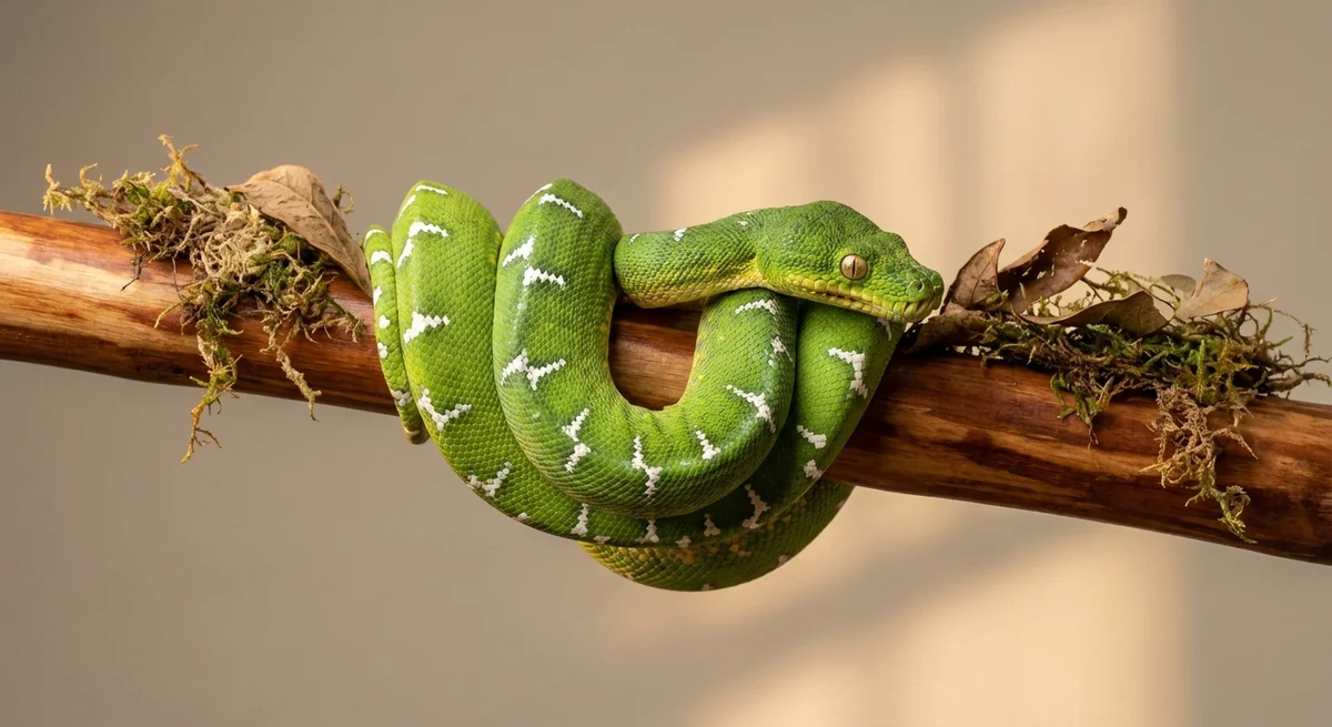 Grøn træboa (Corallus caninus) – Din komplette pasningsguide