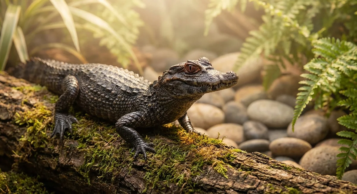 Paleosuchus palpebrosus – Cuvier dværgkaiman