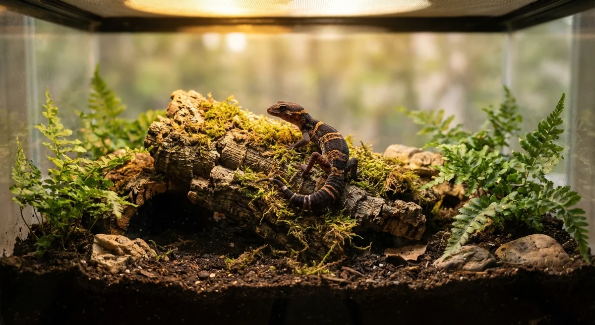 Den japanske grottegekko (Goniurosaurus orientalis)