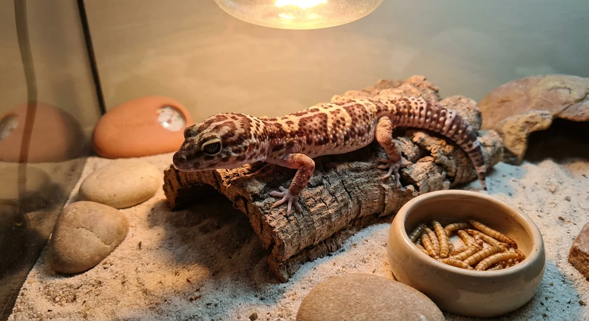 Elegant Båndgekko (Coleonyx elegans) – Ørkenhold, Temperatur og Insektfodring