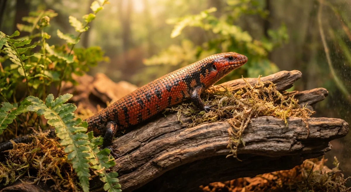 Flammeskink (Lepidothyris fernandi)